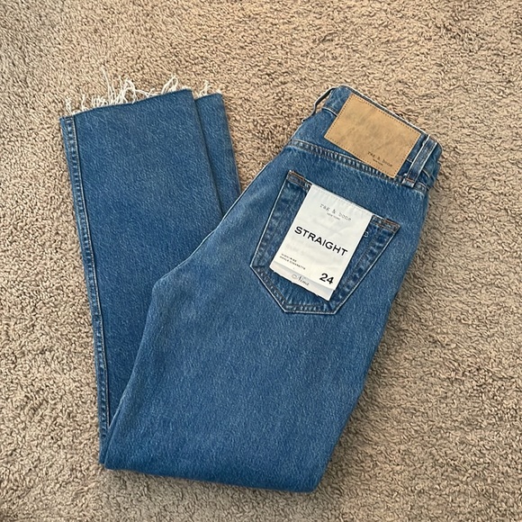 Rag & Bone Nina High Waist Ankle Cigarette Straight Jean - Picture 6 of 6